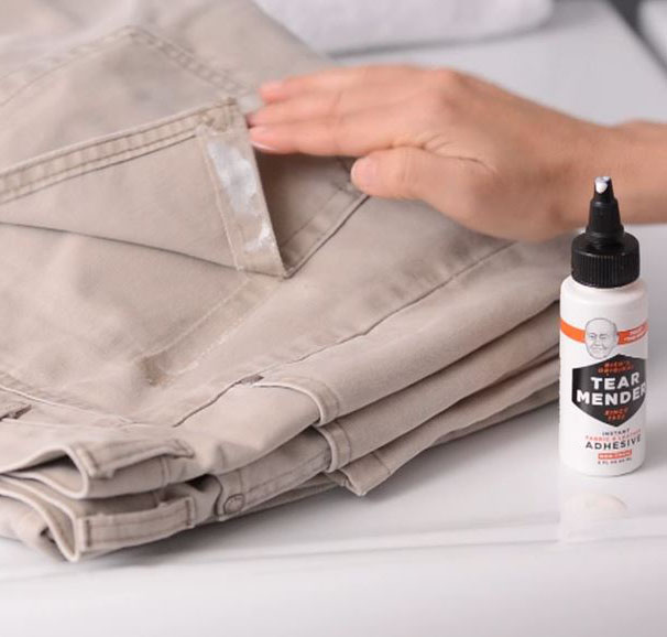 Tear Mender Permanently Repairs Torn Pant Pockets Without Needle And Thread