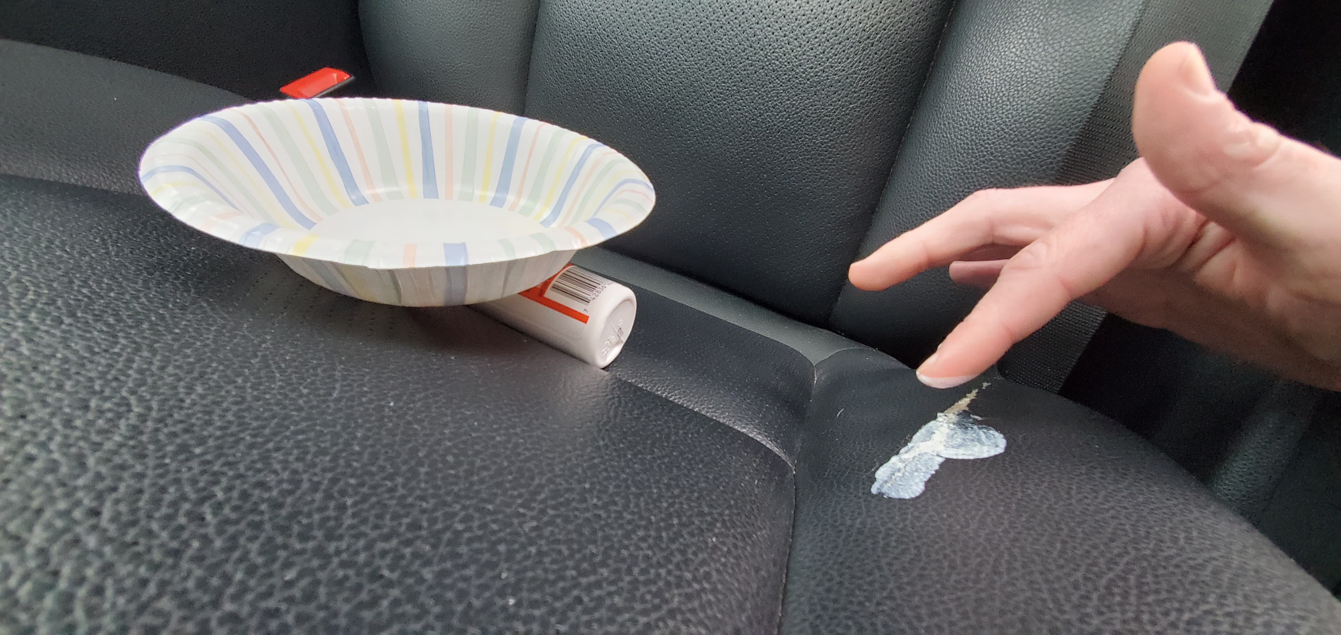 How To Repair A Leather Car Seat - How To Repair Hole In Vinyl Car Seat