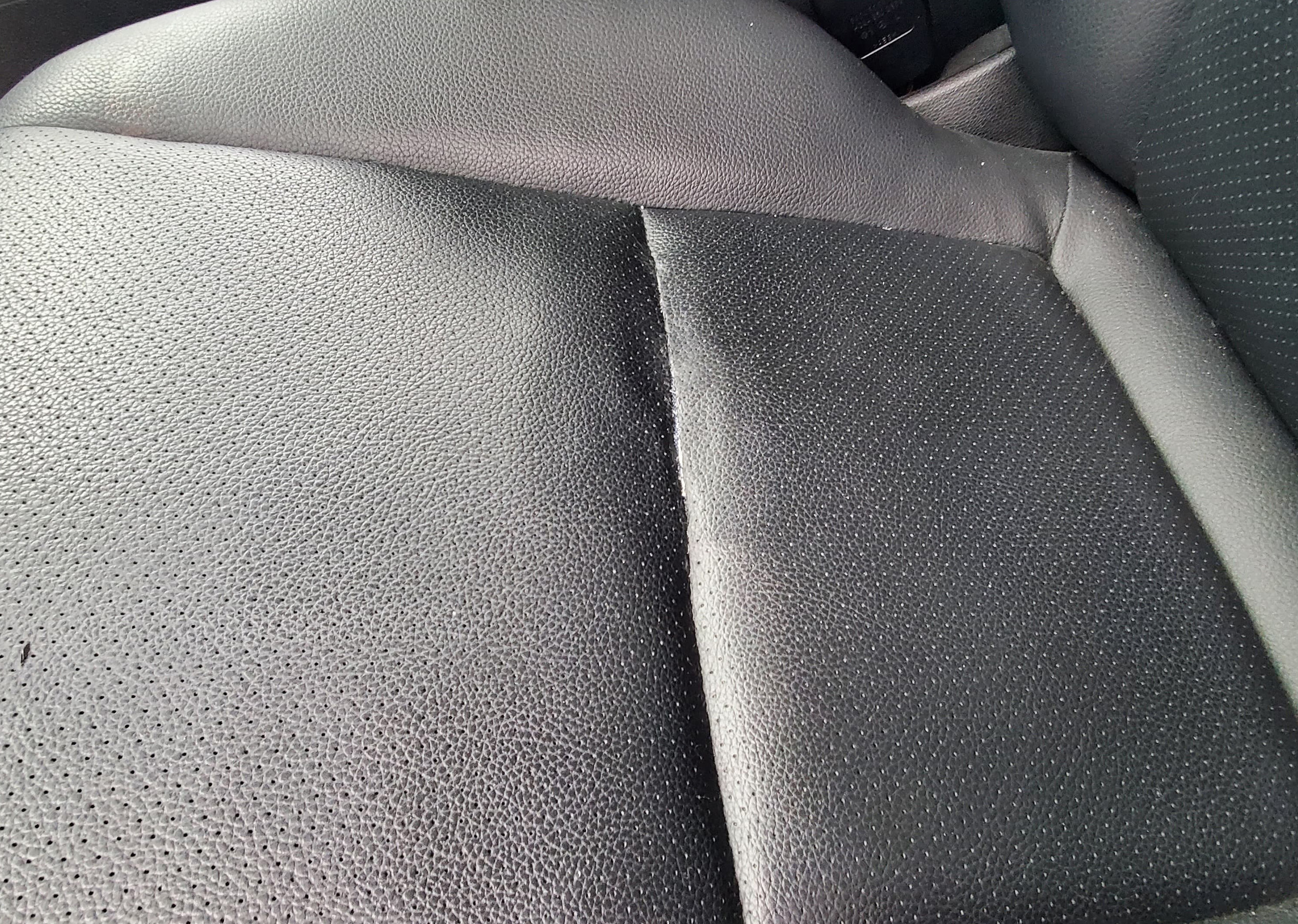 How To Repair A Leather Car Seat - How To Repair Large Hole In Leather Car Seat