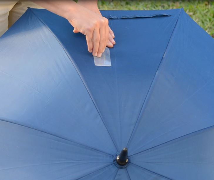 Vinyl Mender on Umbrella