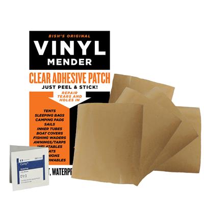 Vinyl Mender Clear Adhesive Patch, Leather Mender Repair Kit